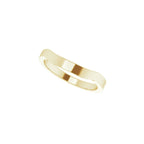 Trapezoid Side-Stone Peg Shank or Band