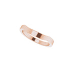 Trapezoid Side-Stone Peg Shank or Band