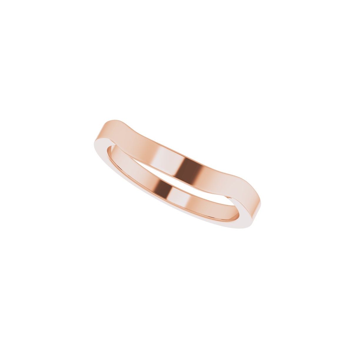 Trapezoid Side-Stone Peg Shank or Band