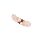 Trapezoid Side-Stone Peg Shank or Band
