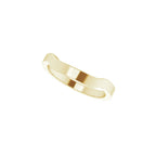 Trapezoid Side-Stone Peg Shank or Band