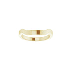 Trapezoid Side-Stone Peg Shank or Band
