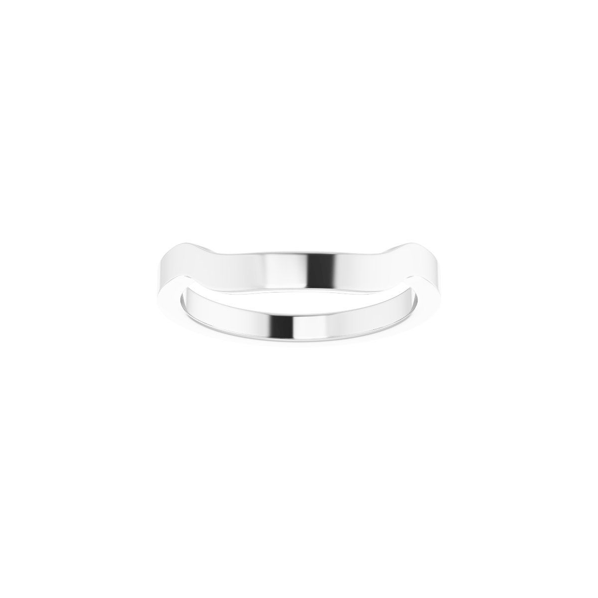 Trapezoid Side-Stone Peg Shank or Band