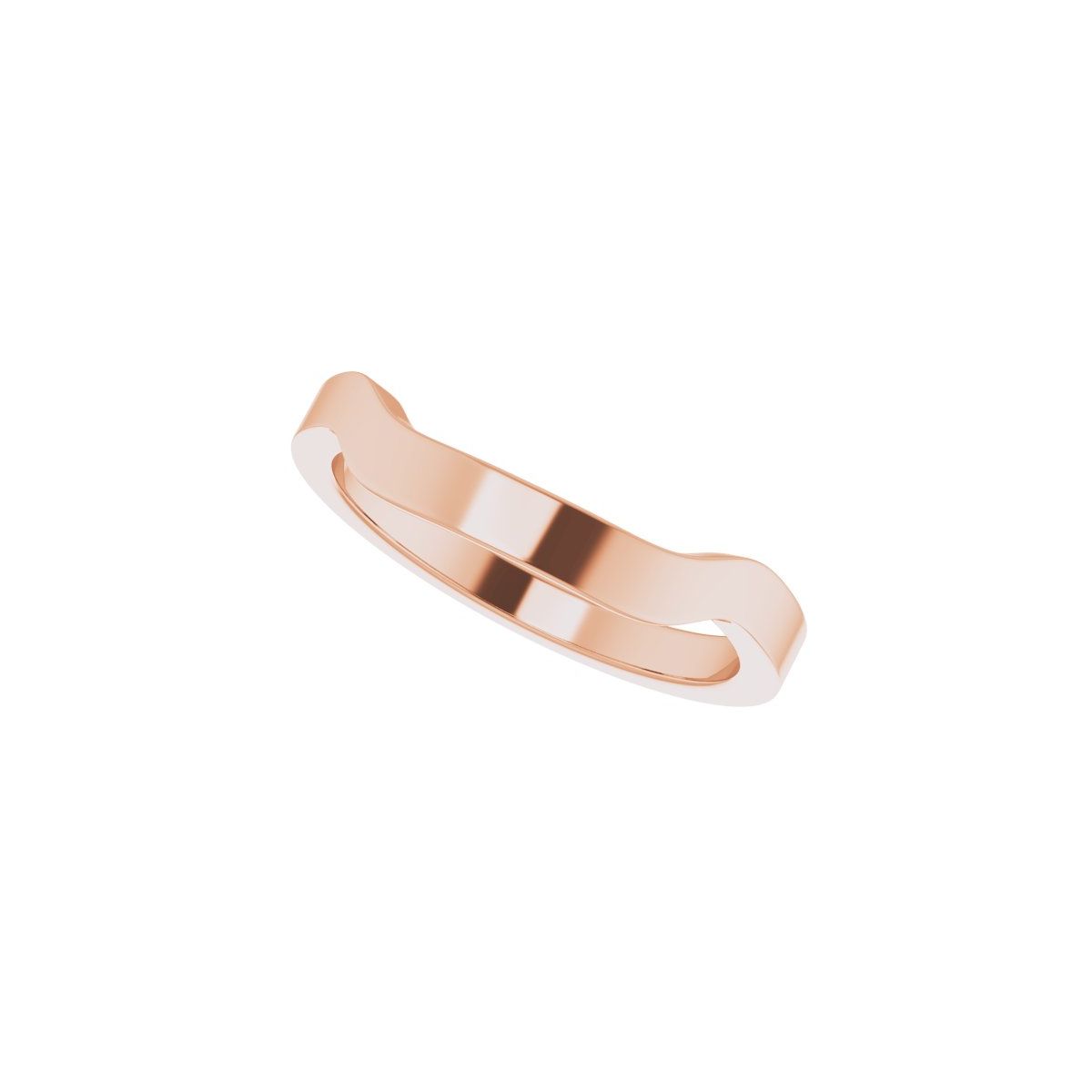 Trapezoid Side-Stone Peg Shank or Band