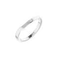 Trapezoid Side-Stone Peg Shank or Band