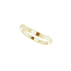 Trapezoid Side-Stone Peg Shank or Band