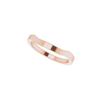 Trapezoid Side-Stone Peg Shank or Band