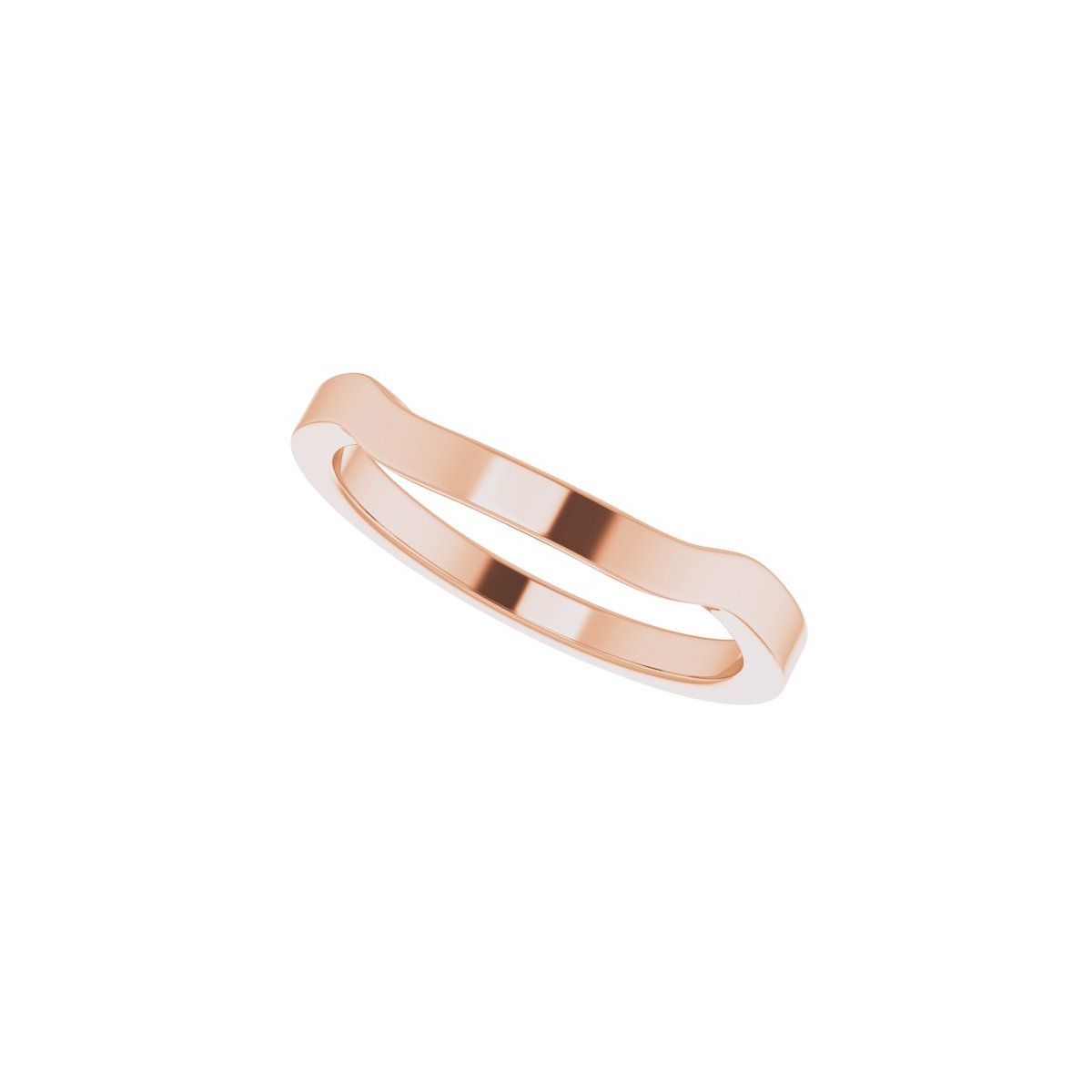 Trapezoid Side-Stone Peg Shank or Band