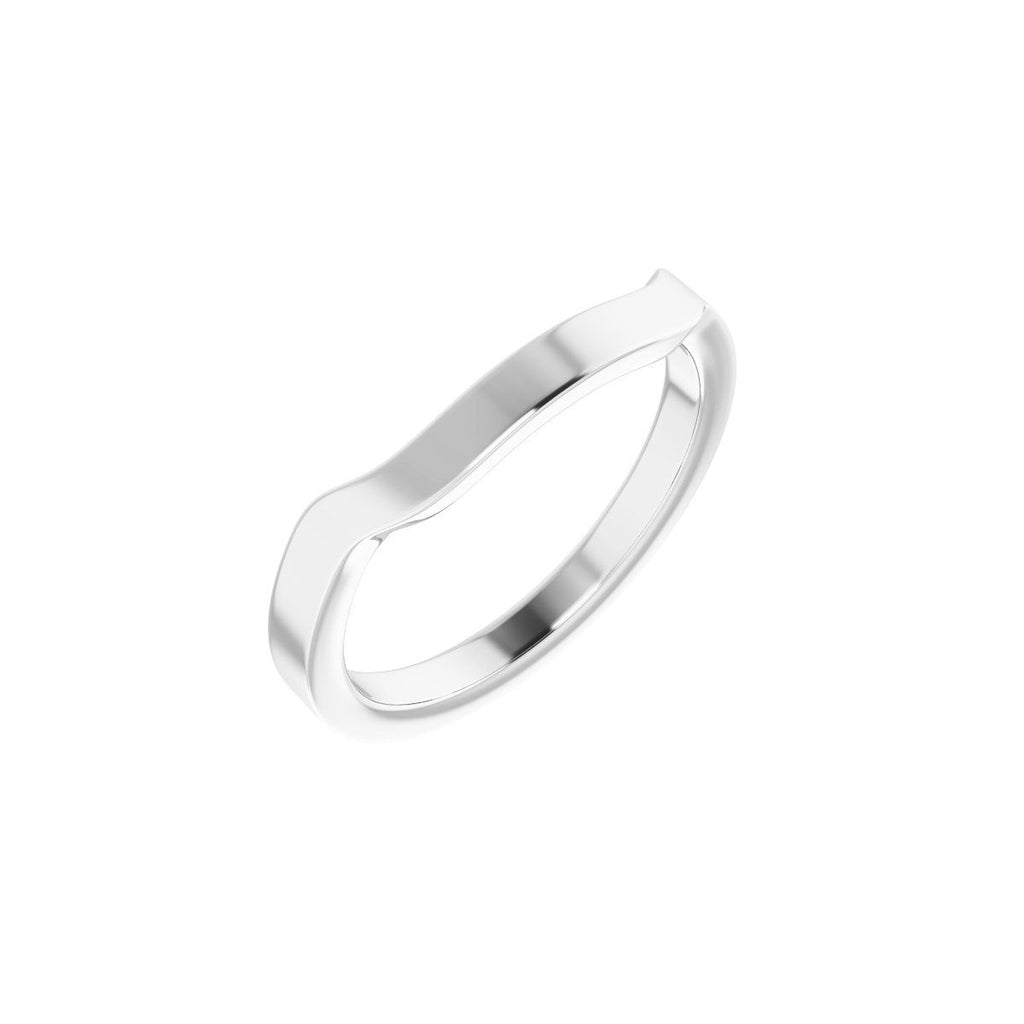 Trapezoid Side-Stone Peg Shank or Band