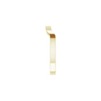 Trapezoid Side-Stone Peg Shank or Band