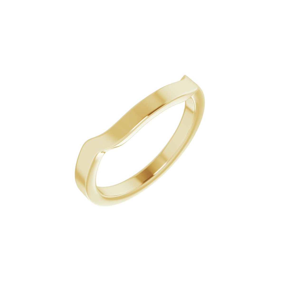 Trapezoid Side-Stone Peg Shank or Band