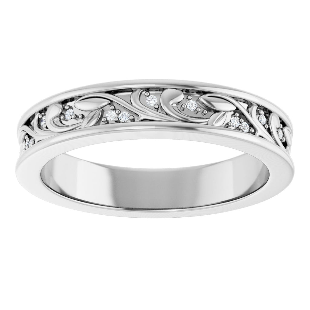 Floral Accented Band