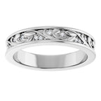 Floral Accented Band