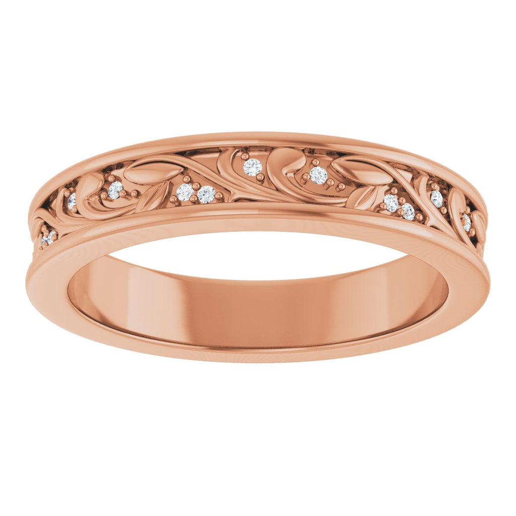 Floral Accented Band
