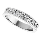 Floral Accented Band