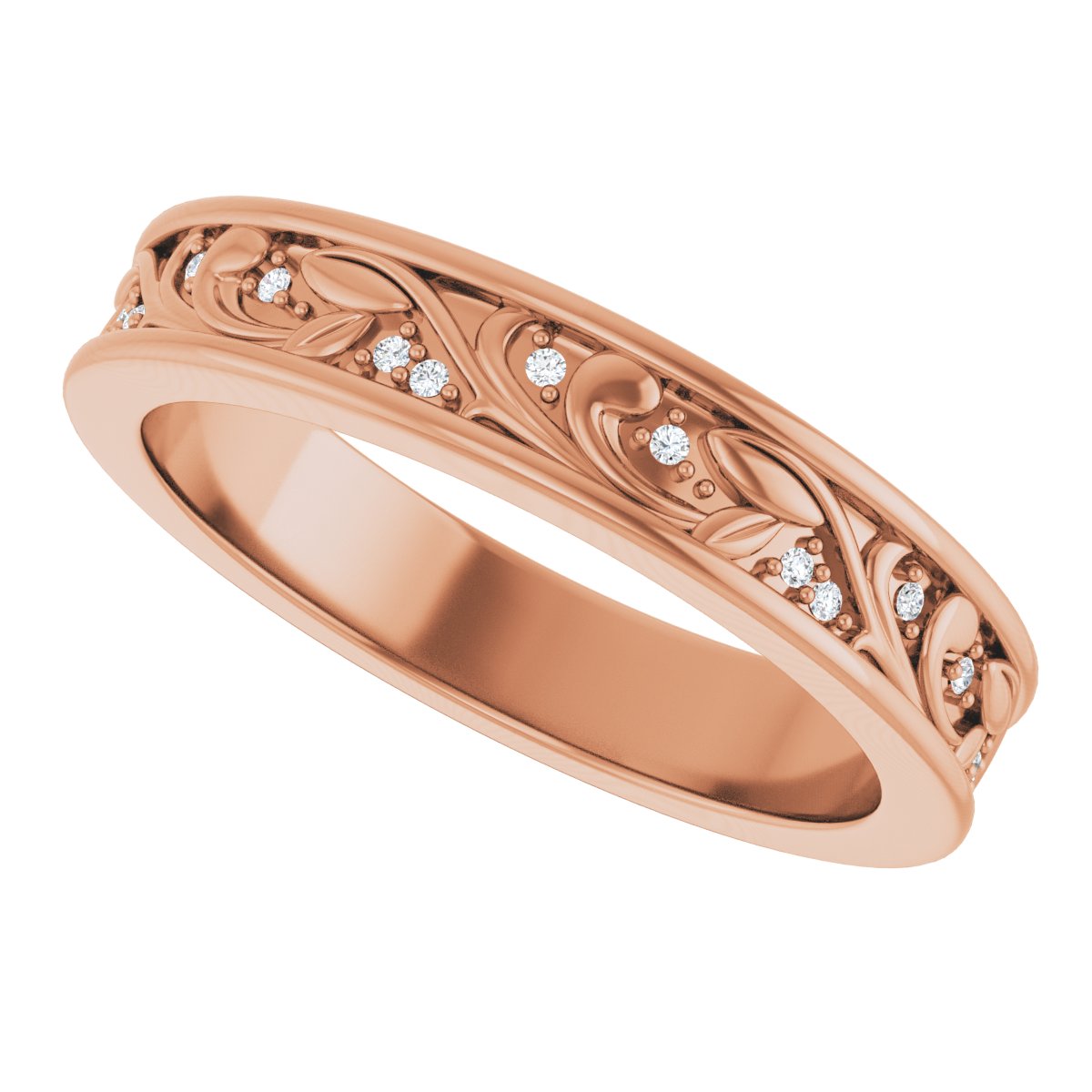 Floral Accented Band