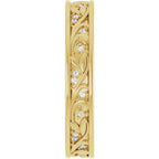 Floral Accented Band