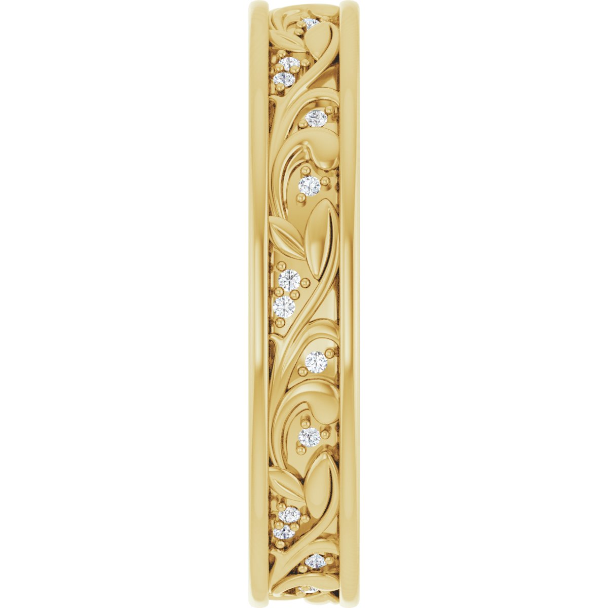 Floral Accented Band