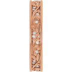 Floral Accented Band