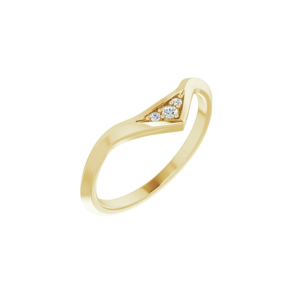 Accented Engagement Ring or Band