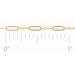 2 mm Ultra-Lightweight Paperclip-Style Chain by the Inch