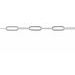 2 mm Ultra-Lightweight Paperclip-Style Chain by the Inch