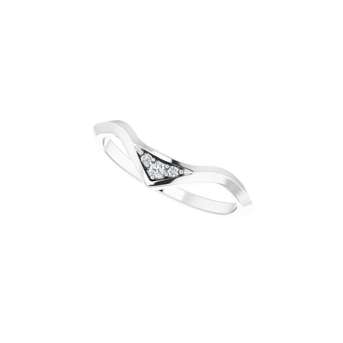 Accented Engagement Ring or Band