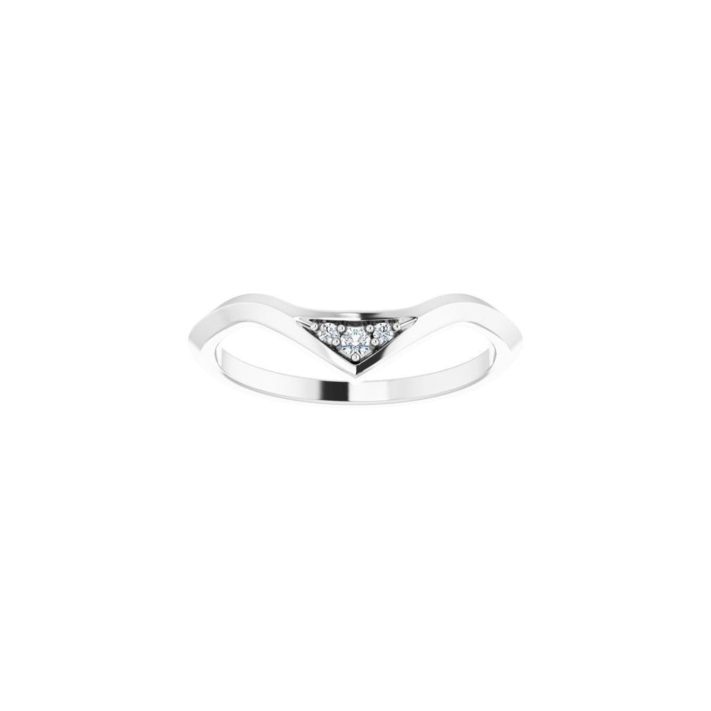 Accented Engagement Ring or Band