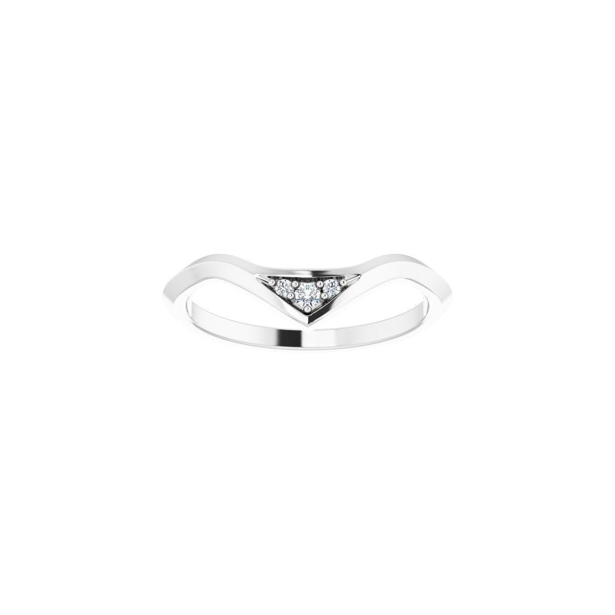 Accented Engagement Ring or Band