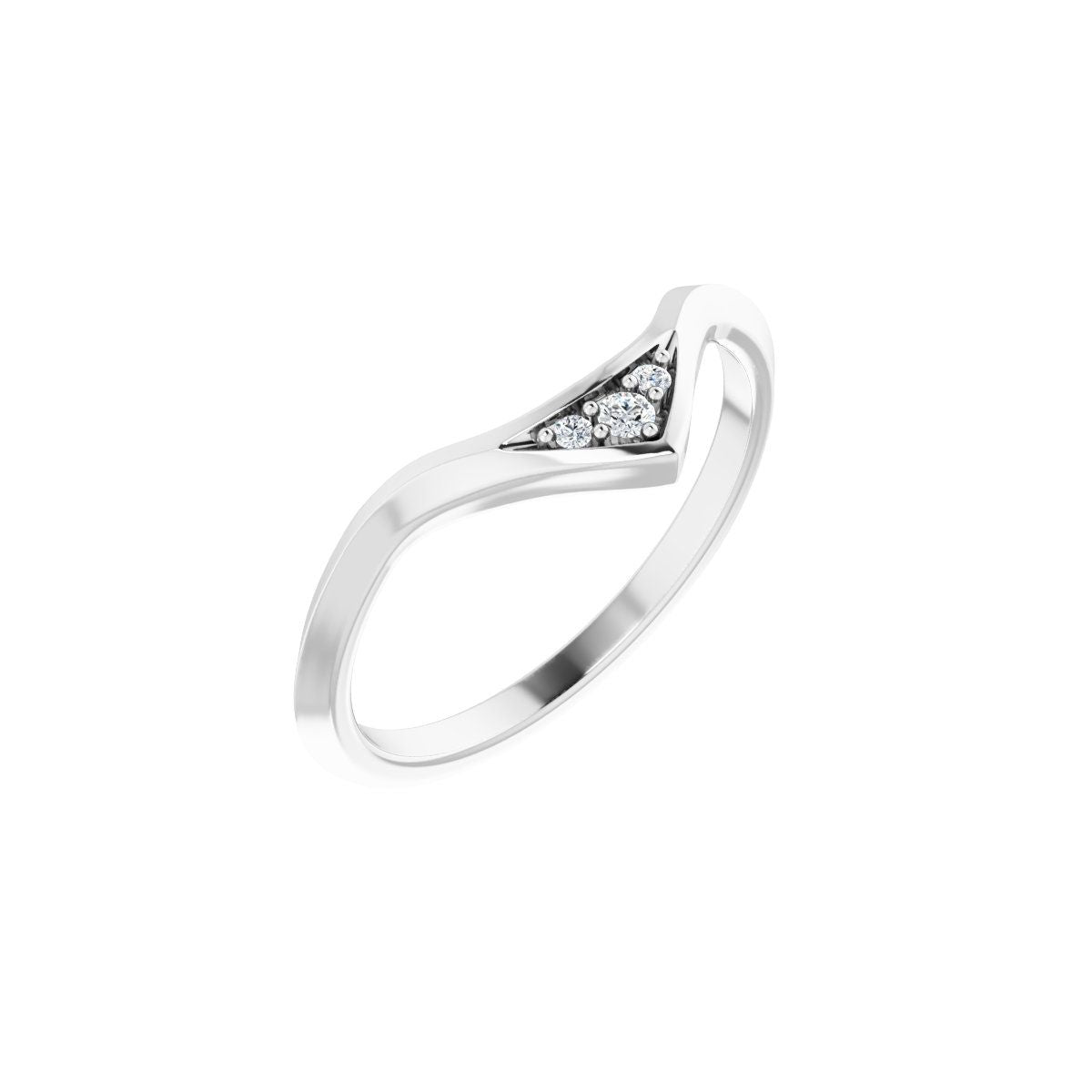Accented Engagement Ring or Band