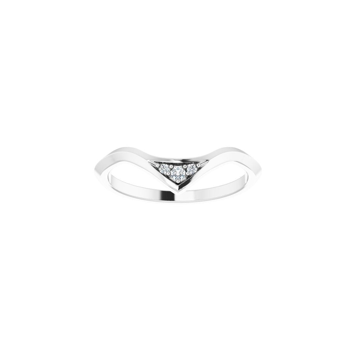 Accented Engagement Ring or Band