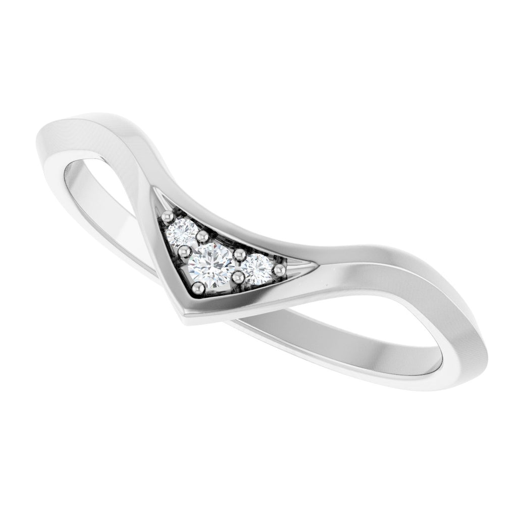 Accented Engagement Ring or Band