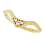 Accented Engagement Ring or Band