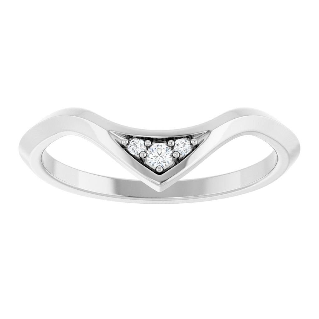 Accented Engagement Ring or Band