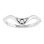 Accented Engagement Ring or Band