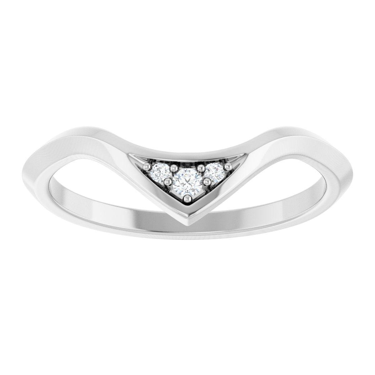 Accented Engagement Ring or Band