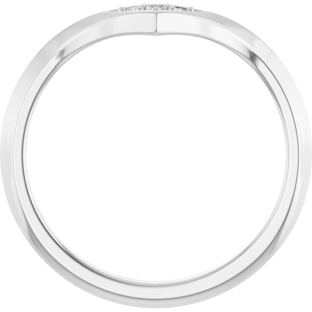 Accented Engagement Ring or Band