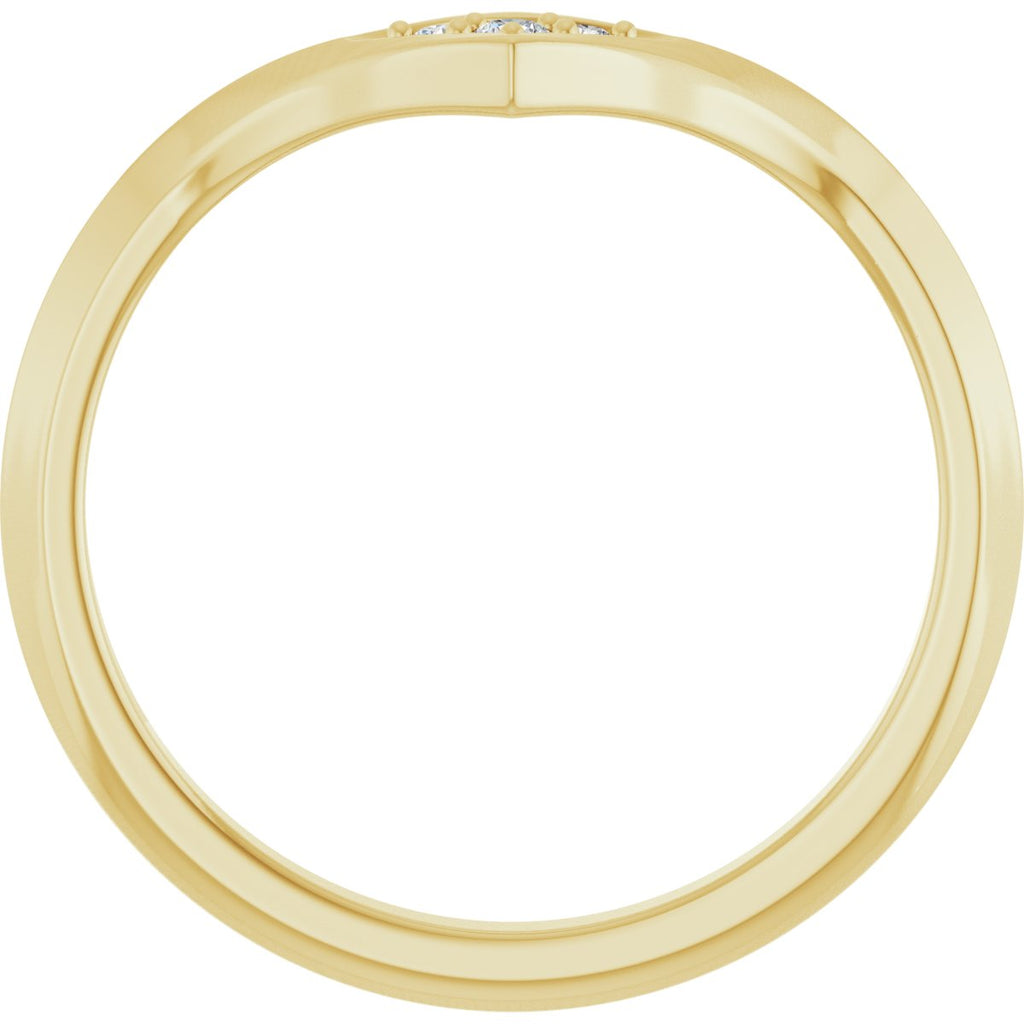 Accented Engagement Ring or Band