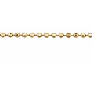 1.8 mm Diamond-Cut Bead Chain by the Inch