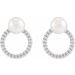 Pearl & Chain Earrings