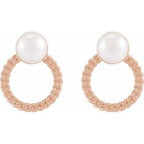 Pearl & Chain Earrings