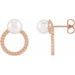 Pearl & Chain Earrings