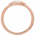Bezel-Set Cabochon Ring