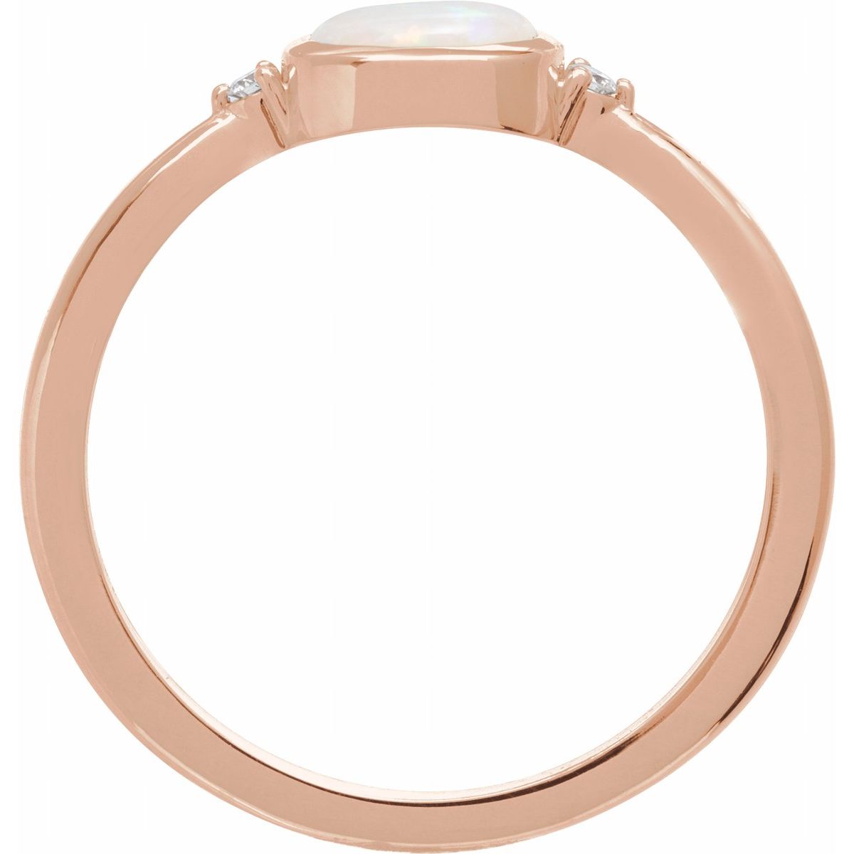 Bezel-Set Cabochon Ring