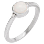 Bezel-Set Cabochon Ring
