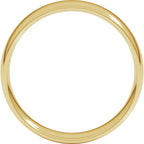Lightweight Comfort-Fit European-Style Band