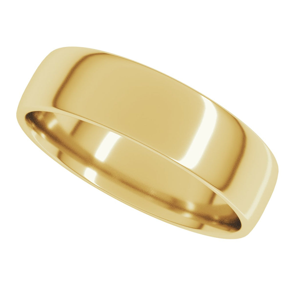 Lightweight Comfort-Fit European-Style Band