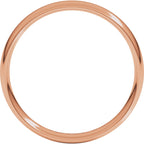 Lightweight Comfort-Fit European-Style Band