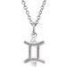 Accented Zodiac Necklace