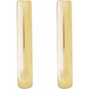 J-Hoop Earring